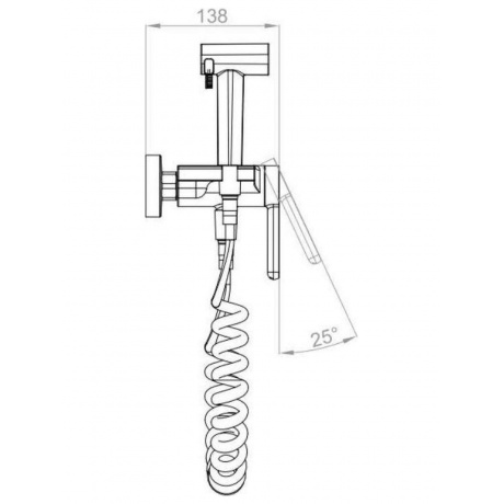 Смеситель с гигиеническим душем D&amp;K (DA1504545) - фото 3