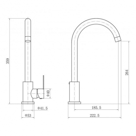 Смеситель для кухни FASHUN (A54001N) - фото 3