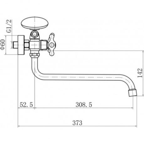 Смеситель для ванны и душа PLStart (PD22308) - фото 3