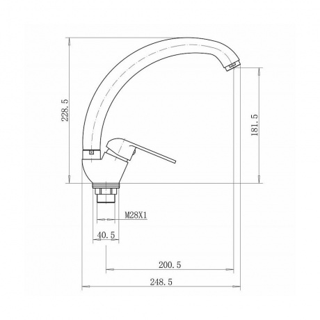 Смеситель для кухни PLStart (PD41082) - фото 2