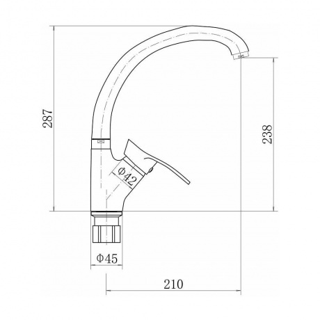 Смеситель для кухни FASHUN (A4028) - фото 3