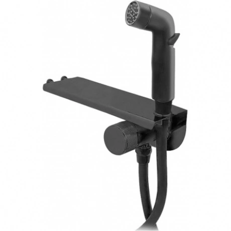 Смеситель с гигиеническим душем ESKO "Bangkok Black" (SMHBGB)