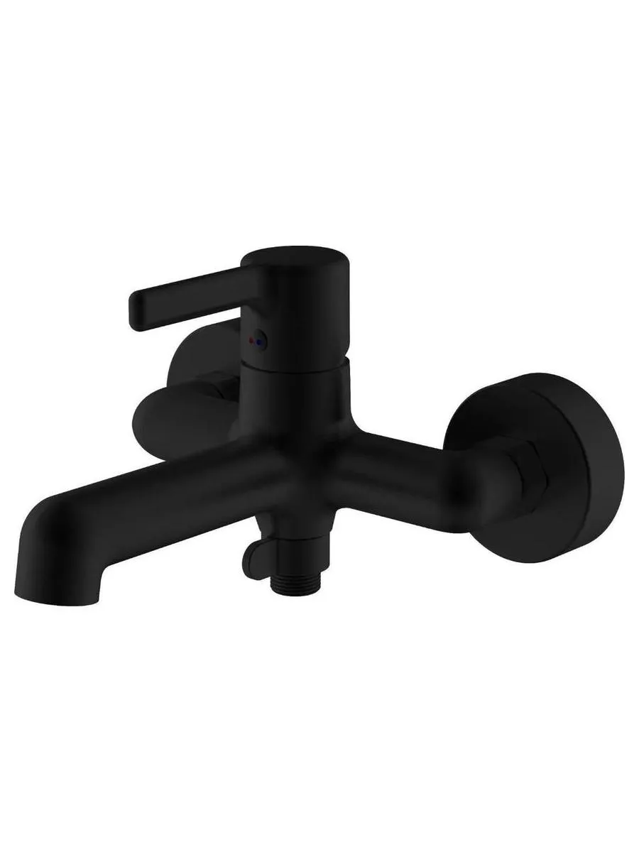 Смеситель для ванны VODA "Column Black" без аксессуаров (CLM54B) - фото 1