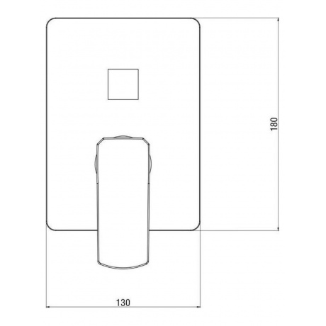 Смеситель для ванны VODA "Iceberg" (IC83-2) - фото 2