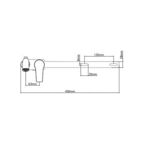 Смеситель "Level" накладной д/унитаза., LV10 - фото 3