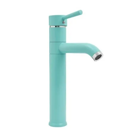 Смеситель для умывальника Славен "Город" с высоким корпусом, мят...