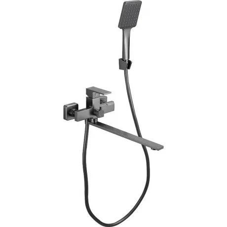 Смеситель для ванны BELZ B613-3 с аксессуарами, длинный излив (B...