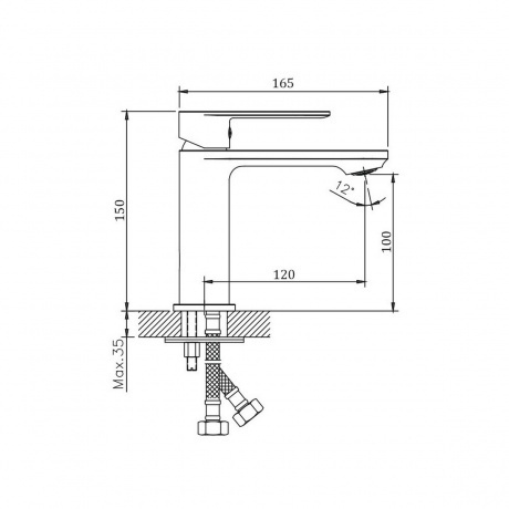 Смеситель для раковины BELZ B678 (B10678) - фото 2