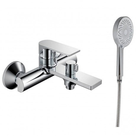 

Смеситель для ванны BELZ B678 с аксессуарами, короткий излив (B60678)