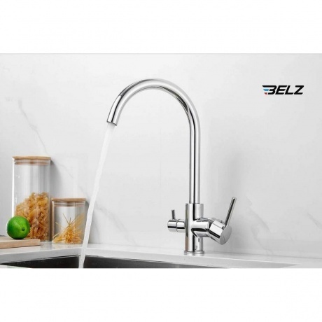 Смеситель для кухни с подключением фильтра BELZ B801 (B76801) - фото 2