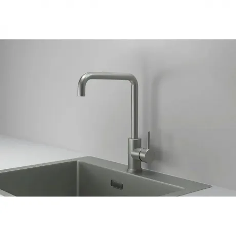 Смеситель для кухни GRANULA Kitchen Space (7110, СТАЛЬ МАТОВАЯ)