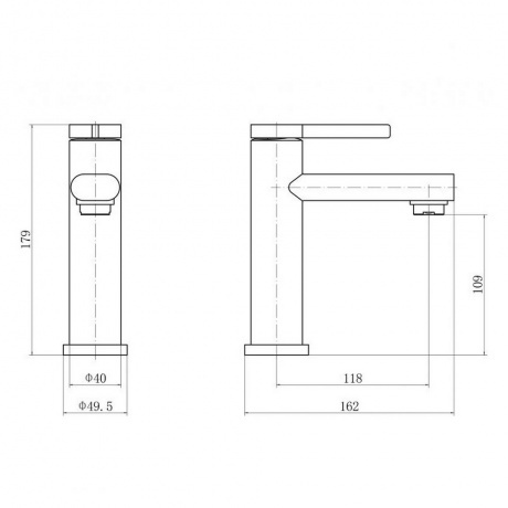 Смеситель для умывальника FASHUN (A51130) - фото 2