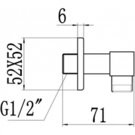 Смеситель для биде Savol (S-FXQ009) - фото 3