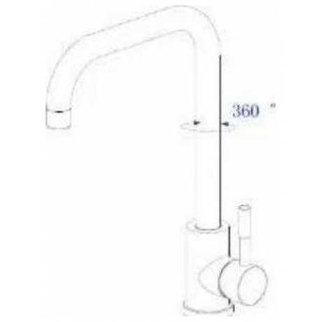 Смеситель для кухонной мойки RUSH Melos (SUS1101-23) - фото 4