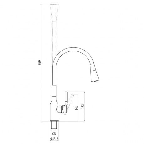 Смеситель для кухонной мойки Savol (S-2804A12) - фото 2