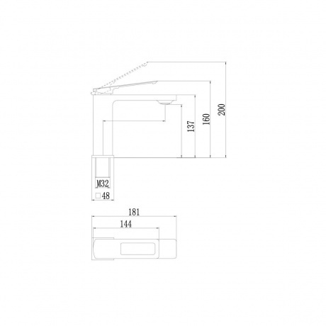 Смеситель для раковины Savol (S-009001H) - фото 2