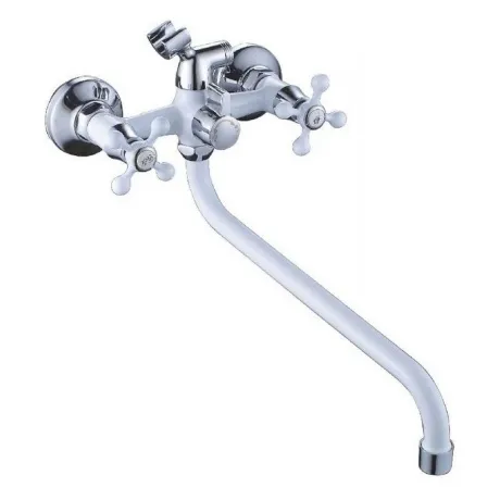 Смеситель для ванны Cron CN08-8 белый (CN2208-8)