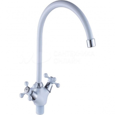 

Смеситель для кухни Cron CN08-8 белый (CN4308-8)