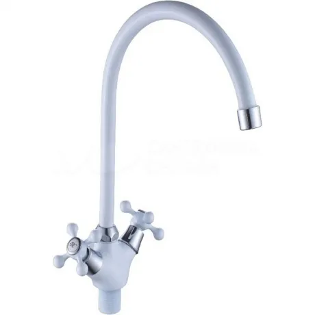Смеситель для кухни Cron CN08-8 белый (CN4308-8)