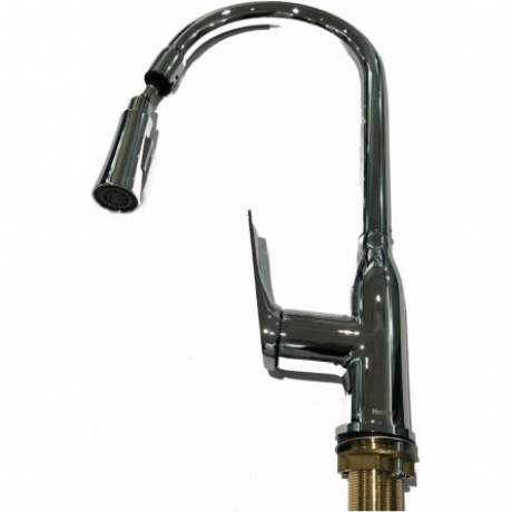 Смеситель для кухни Haiba с выдвижным изливом, хром (HB73816) - фото 15