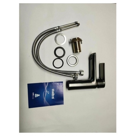 Смеситель для раковины Haiba пепельный (HB10505-3) - фото 6