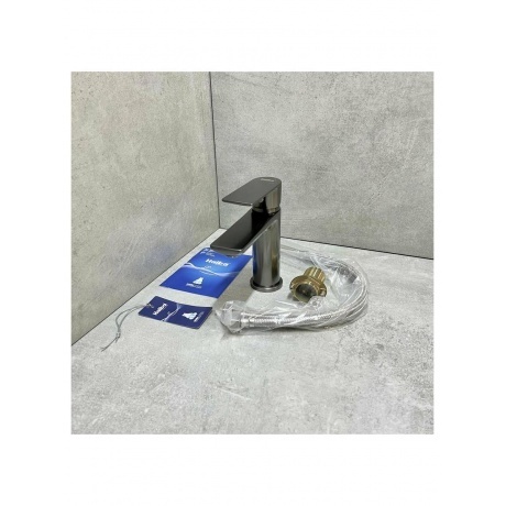 Смеситель для раковины Haiba пепельный (HB10505-3) - фото 10