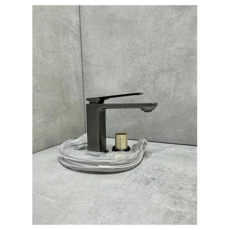 Смеситель для раковины Haiba пепельный (HB10817-3) - фото 6