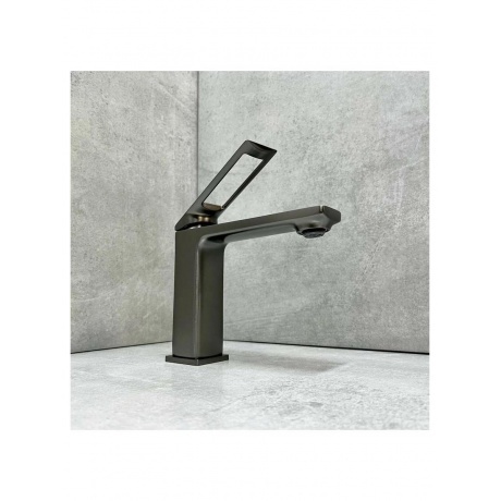 Смеситель для раковины Haiba пепельный (HB10817-3) - фото 8