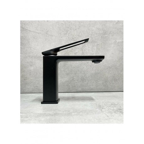 Смеситель для раковины Haiba черный (HB10817-7) - фото 4