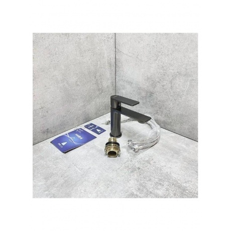 Смеситель для раковины Haiba оружейная сталь (HB10639-3) - фото 11