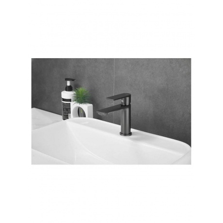 Смеситель для раковины Haiba оружейная сталь (HB10639-3) - фото 3