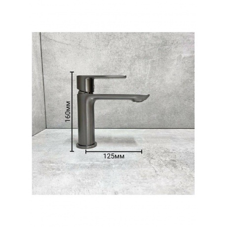 Смеситель для раковины Haiba оружейная сталь (HB10639-3) - фото 6