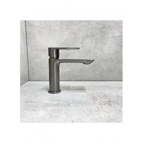 Смеситель для раковины Haiba оружейная сталь (HB10639-3) - фото 10