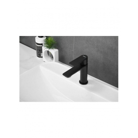 Смеситель для раковины Haiba черный (HB10639-7) - фото 2