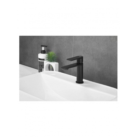 Смеситель для раковины Haiba черный (HB10639-7) - фото 3