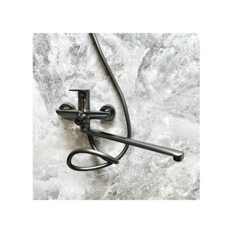 Смеситель для ванны Haiba пепельный (HB22505-3) - фото 10