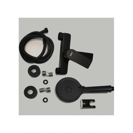 Смеситель для ванны Haiba черный (HB60816-7) - фото 4