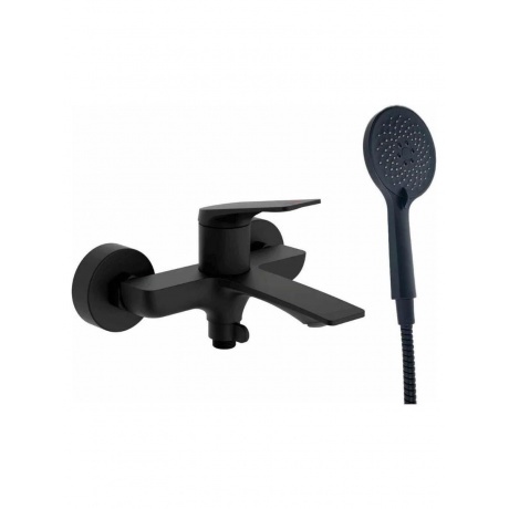 Смеситель для ванны Haiba черный (HB60816-7) - фото 9