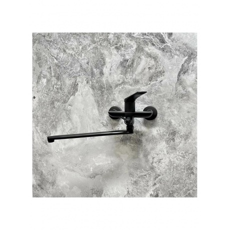 Смеситель для ванны Haiba черный (HB22816-7) - фото 15