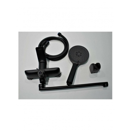 Смеситель для ванны Haiba черный (HB22816-7) - фото 5