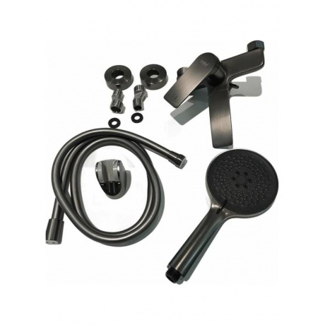 Смеситель для ванны Haiba пепельный (HB60816-3) - фото 5