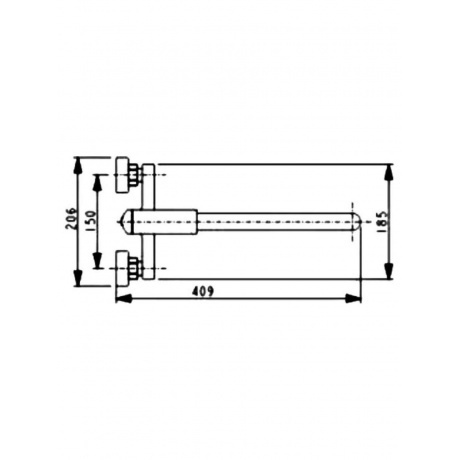 Смеситель для ванны Haiba черный (HB22818-7) - фото 2