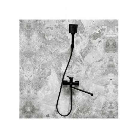 Смеситель для ванны Haiba черный (HB22818-7) - фото 5