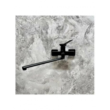 Смеситель для ванны Haiba черный (HB22818-7) - фото 9