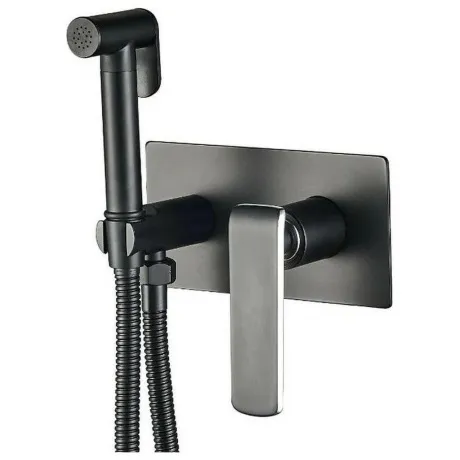Гигиенический душ со смесителем Haiba черный (HB55548-7)