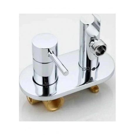 Гигиенический душ со смесителем Haiba хром (HB5515) - фото 3