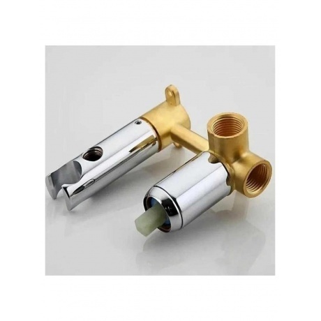 Гигиенический душ со смесителем Haiba хром (HB5515) - фото 5