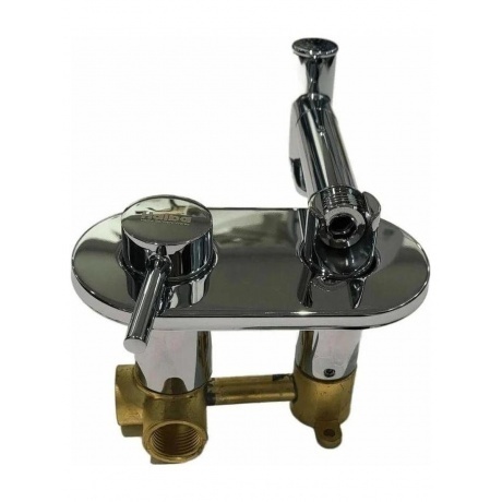 Гигиенический душ со смесителем Haiba хром (HB5515) - фото 8