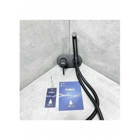 Гигиенический душ со смесителем Haiba черный (HB5515-7) - фото 11