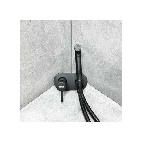 Гигиенический душ со смесителем Haiba черный (HB5515-7) - фото 6